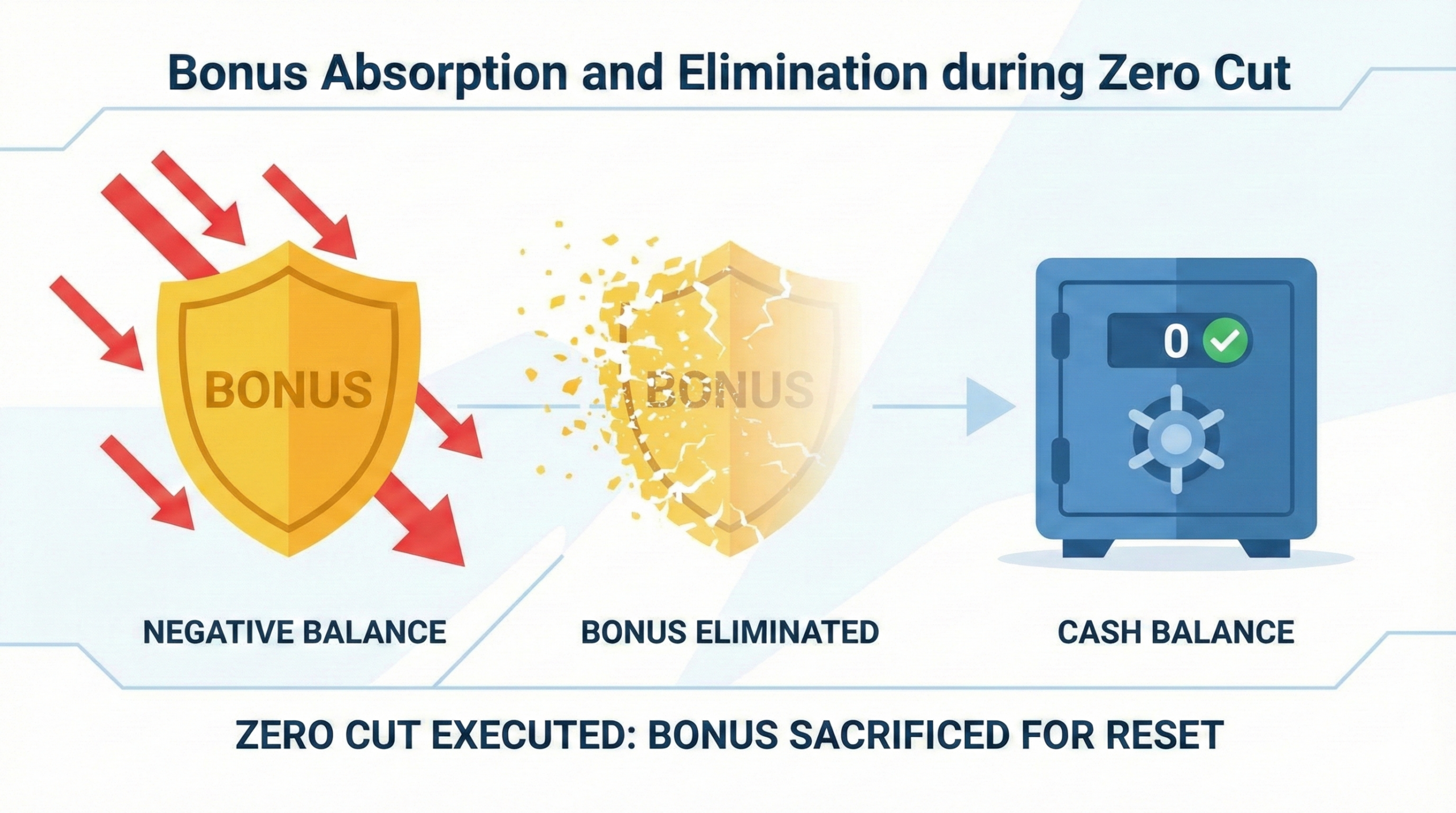 ボーナスは盾となり消滅する