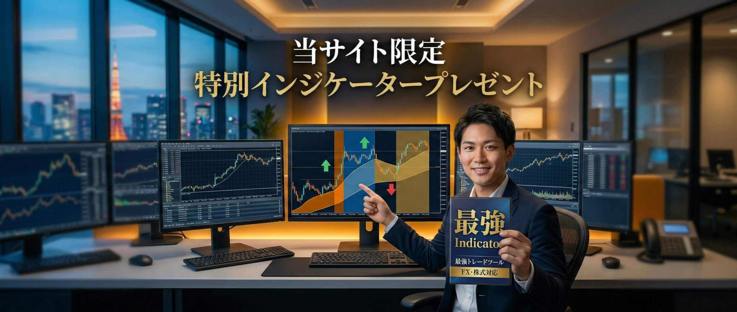 当サイト限定オリジナルインジケータープレゼント